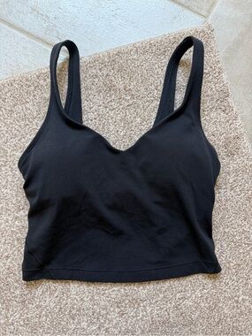 Lululemon Black Align Cropped Tank Top